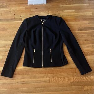 BLACK CALVIN KLEIN MOTO BLAZER
